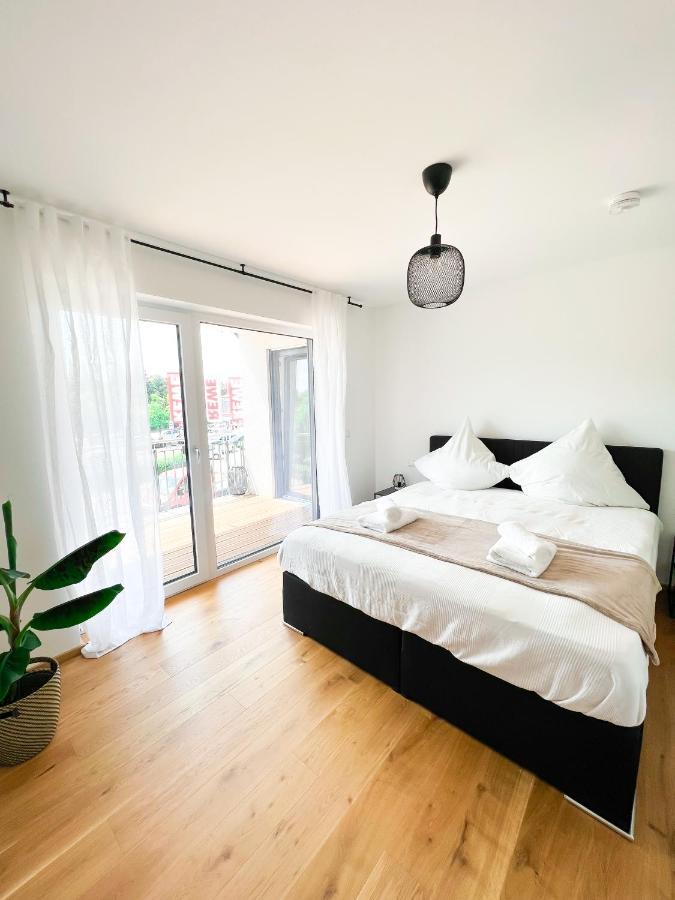Sunset Club - Suite L Balkon - Kueche - Parkplatz Memmingen Luaran gambar